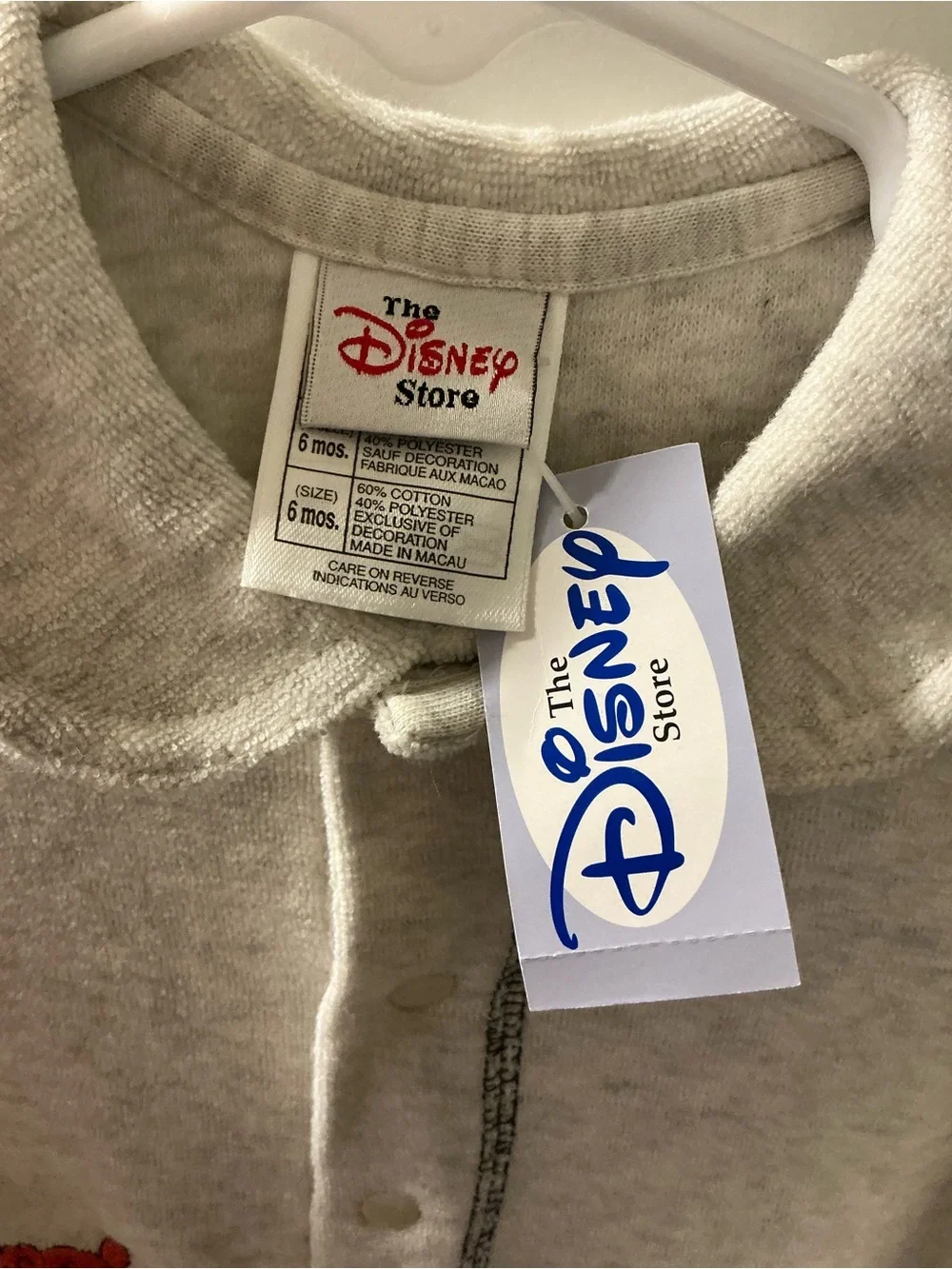 NWT The Disney Store 6 Months Bear In The Big Blue House Romper